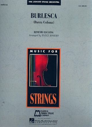 Burlesca for string orchestra score and parts (8-8-4-4-4)
