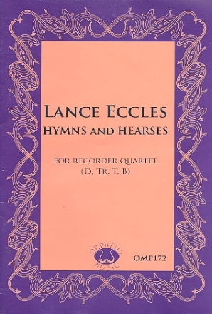 Hymns and Hearses for 4 recorders (SATB) score and parts