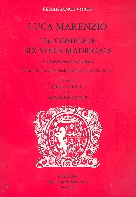 The complete 6 Voice Madrigals vol.1 score