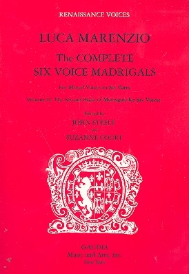 The complete 6 Voice Madrigals vol.2 score