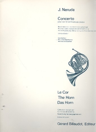 Concerto pour cor et orchestre  cordes partition