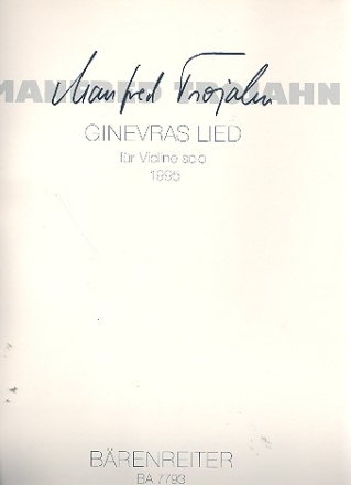 Ginevras Lied fr Violine