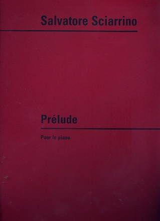 Prelude  pour piano