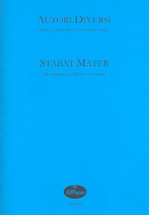 Stabat mater fr Sopran und Bc 2 Partituren (Bc ausgesetzt)