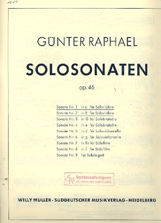 Sonaten op.46,1 und op.46,2 fr Violine