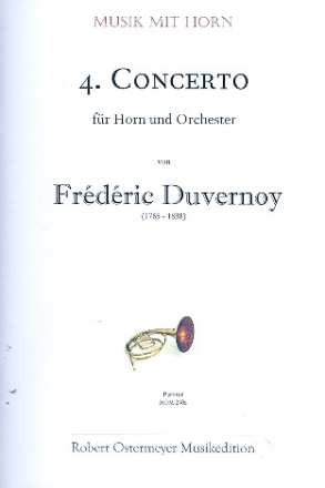 Konzert Nr.4 fr Horn und Orchester Partitur