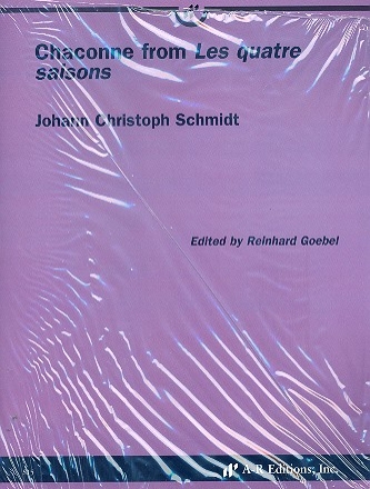 Chaconne from Les quatre saisons for chamber orchestra score