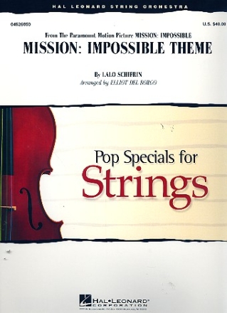 Mission Impossible Theme for string orchestra score and set of parts