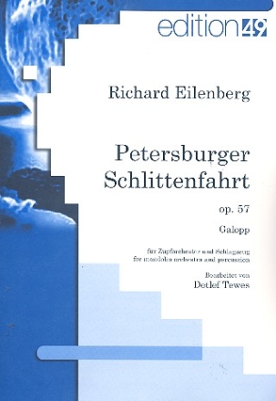 Petersburger Schlittenfahrt op.57 fr Zupforchester und Schlagzeug Partitur