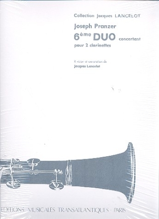 Duo concertants no.6 pour 2 clarinettes