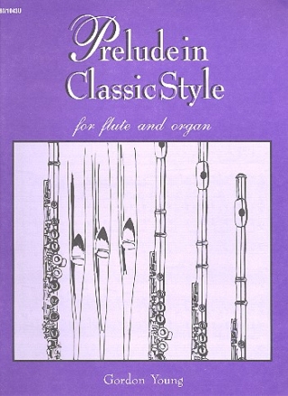 Prelude in classic style for flute and organ