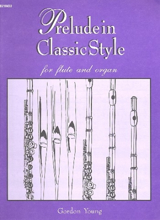 Prelude in classic style for flute and organ