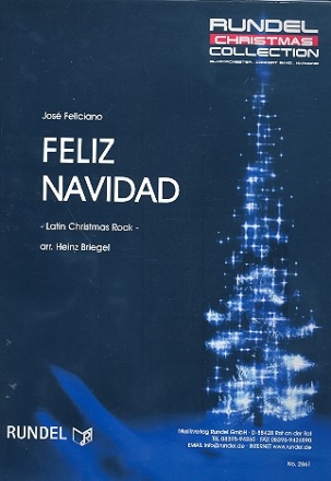Feliz Navidad for concert band score and parts