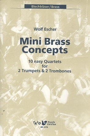 Mini Brass Concepts for 2 trumpets and 2 trombones score and parts