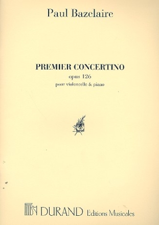 Concertino no.1 op.126 pour violoncelle et piano