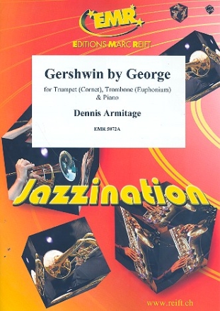 Gershwin by George fr Trompete (Flgelhorn), Posaune (Euphonium) und Klavier Stimmen