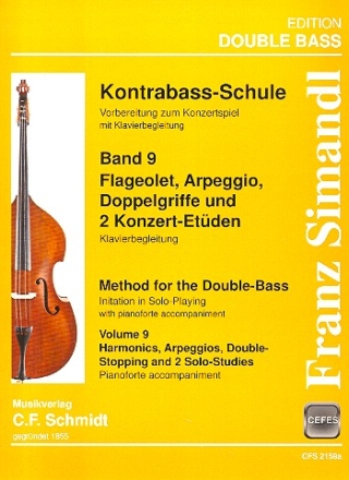 Kontrabass-Schule Teil 2 Band 9 fr Kontrabass und Klavier Klavierbegleitung