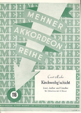 Kirchweihg'schicht fr Akkordeon