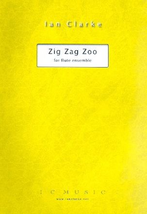 Zig Zag Zoo for flute ensemble score and parts