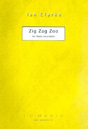 Zig Zag Zoo for flute ensemble score and parts