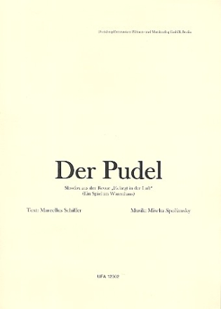 Der Pudel fr Gesang und Klavier