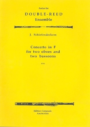 Concerto F major for 2 oboes and 2 bassoons score and parts