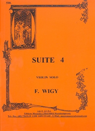 Suite 4 for violin solo