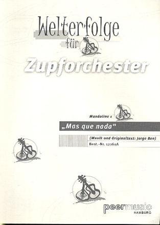 Mas que nada fr Zupforchester Mandoline 1