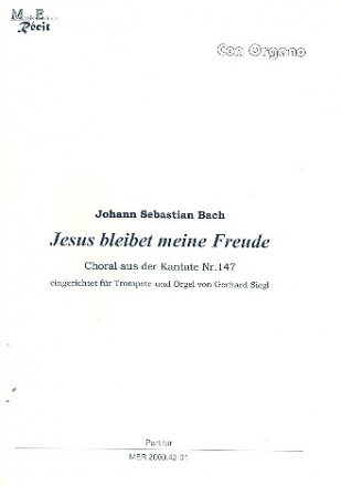 Jesus bleibet meine Freude aus BWV147 fr Trompete und Orgel