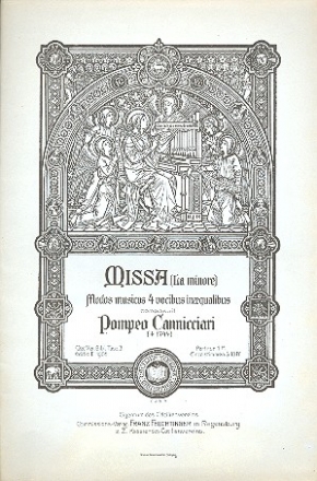 Missa A-Dur - fr gem Chor a cappella Partitur