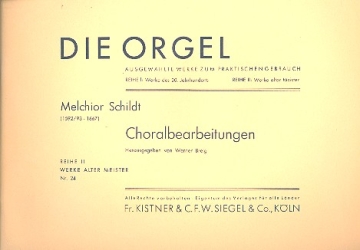 Choralbearbeitungen fr Orgel