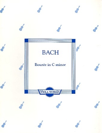 Bourree c minor for viola and piano