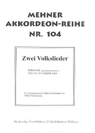 2 Volkslieder fr Akkordeon