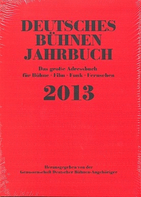 Deutsches Bhnenjahrbuch 2013