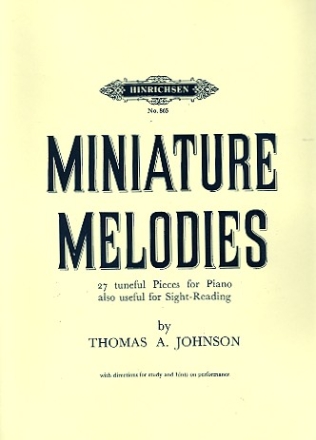 Miniature Melodies for piano