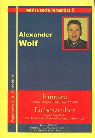 2 romantische Stcke fr Sopransaxophon, Streicher und Orgel Partitur und Stimmen