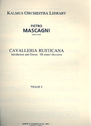 Introduction and Chorus from Cavalleria Rusticana set of parts (4-4-3-2-2 and winds)
