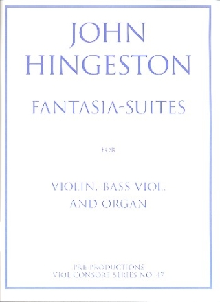 Fantasia-Suites for violin, bass viol and organ score and parts