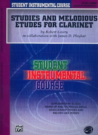 Studies and melodious Etudes level 3 for clarinet