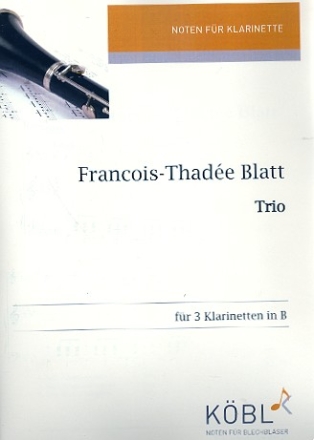 Trio fr 3 Klarinetten Partitur und Stimmen