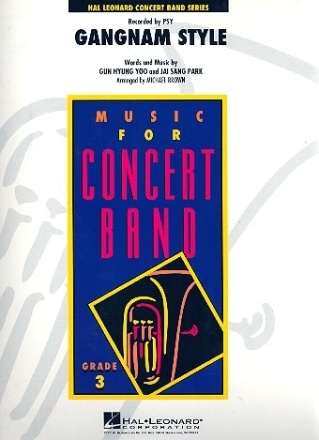 Gangnam Style for concert band score and parts