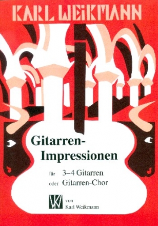 Gitarren-Impressionen fr 3-4 Gitarren (Ensemble) Spielpartitur