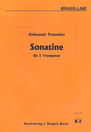 Sonatine fr 5 Trompeten Partitur und Stimmen