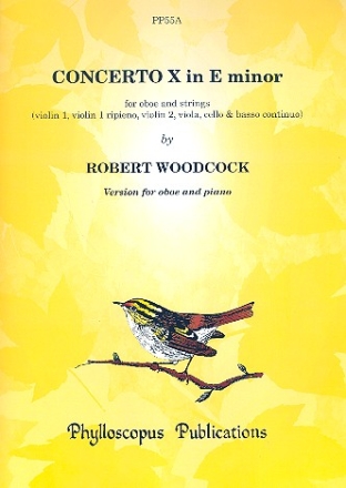 Concerto in e Minor no.10 for oboe and strings for oboe and piano