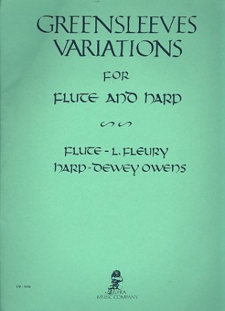 Greensleeves Variations  for flute and harp