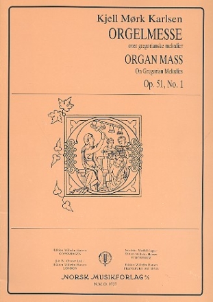 Orgelmesse ber gregorianische Gesnge op.51,1 fr Orgel