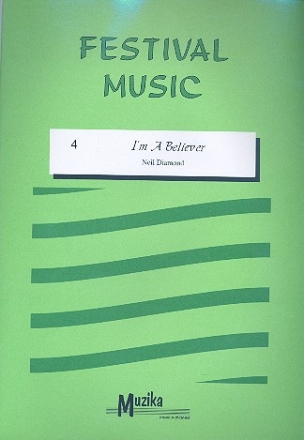 I'm a Believer: for wind ensemble and prcussion score and parts