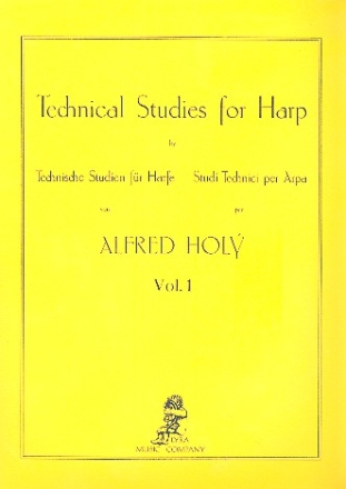 Technical Studies vol.1 for harp