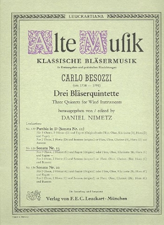 Sonate Nr.13 fr 5 Blser Stimmen