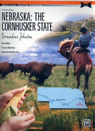 Nebraska the Cornhusker State for piano